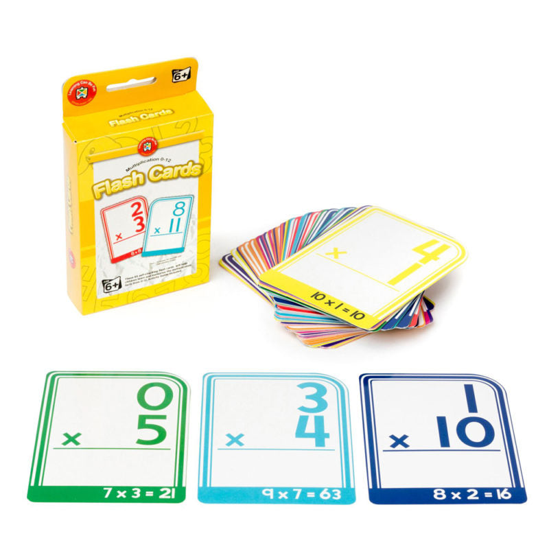Learning Can Be Fun Flashcards Multiplication 0-12 Pack Of 63