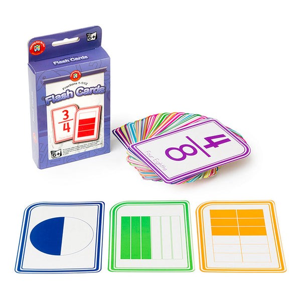 Learning Can Be Fun Flashcards Fractions Pack Of 63