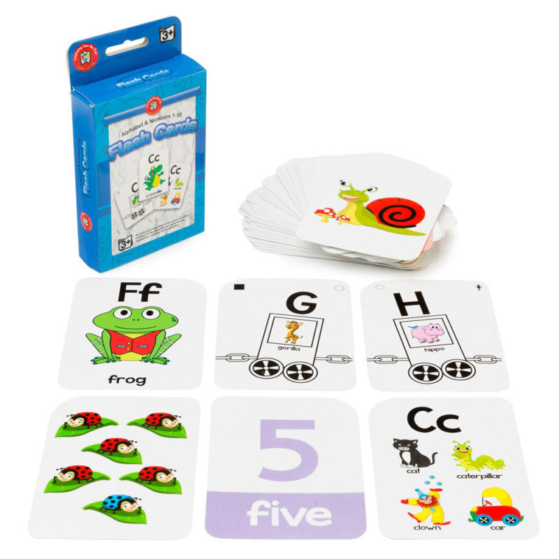 Learning Can Be Fun Flashcards Alphabet And Numbers 1-10 Pack Of 62
