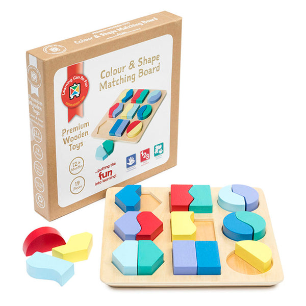 Learning Can Be Fun Colour And Shape Matching Board