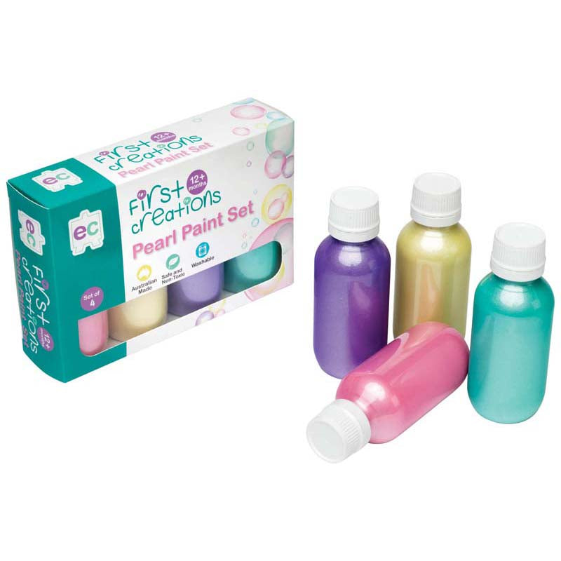 EC First Creations Non Toxic Washable Set 4 Of Colours