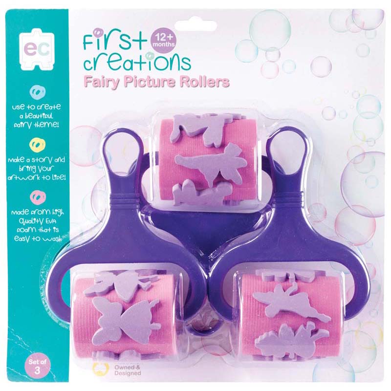 ec first creations picture foam rollers set