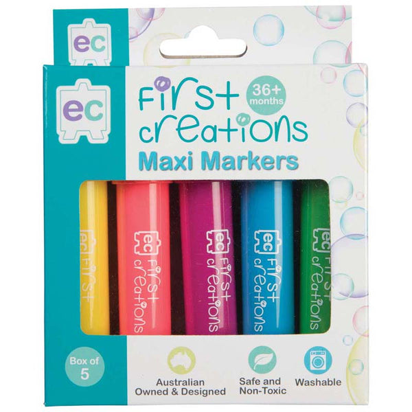 EC First Creations Maxi Markers Pack Of 5