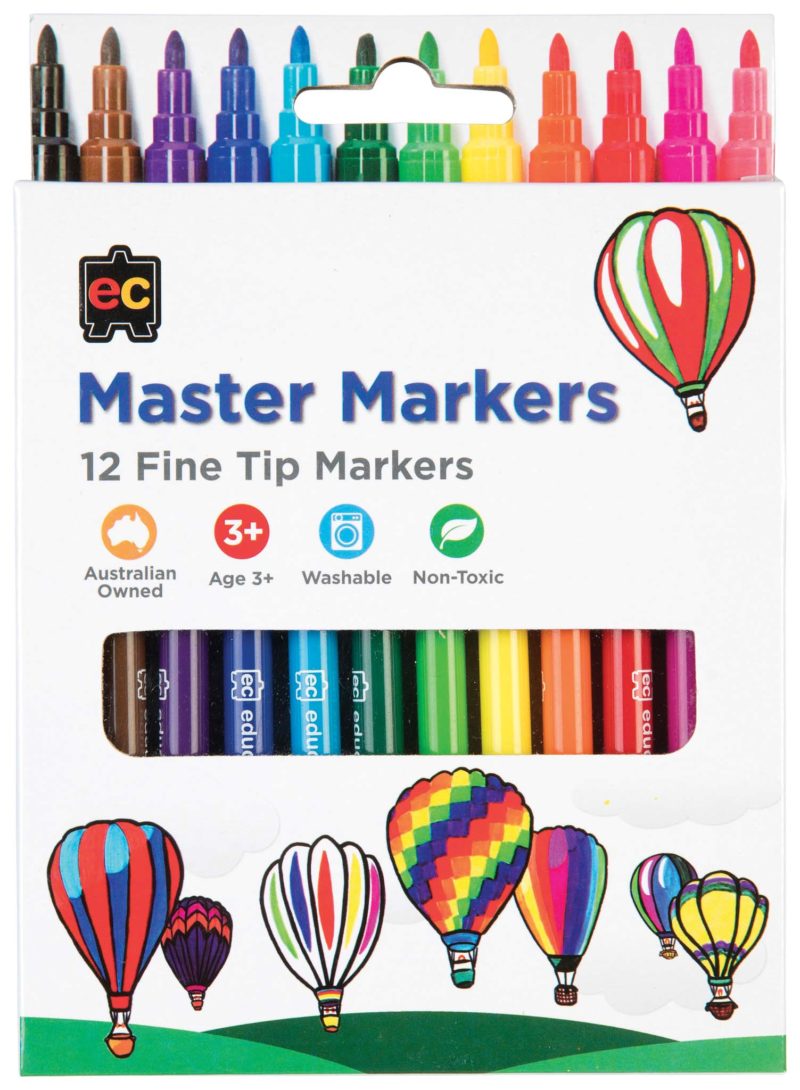 EC Master Markers Pack Of 12