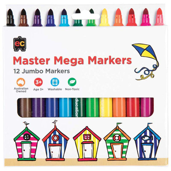 EC Master Mega Markers Set Of 12