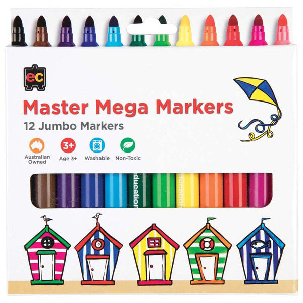 EC Master Mega Markers Pack Of 12
