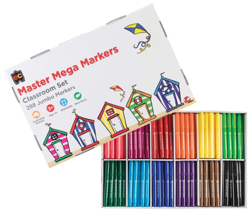 EC Master Mega Markers Set Of 288 | Hobby Land