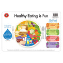 Learning Can Be Fun Placemat Healthy Eating Is Fun Desk Placemat