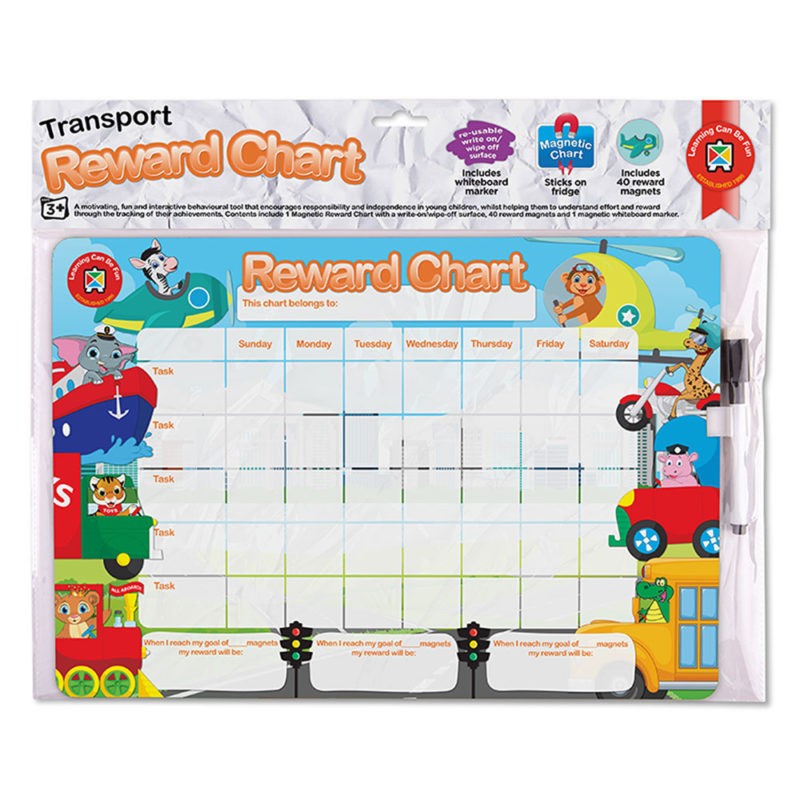 Learning Can Be Fun Reward Chart Magnetic Transport