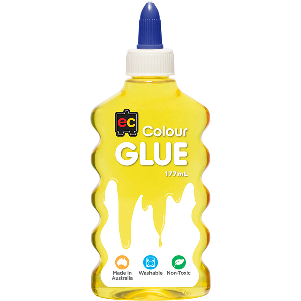 EC Coloured Glue 177ml#Colour_YELLOW