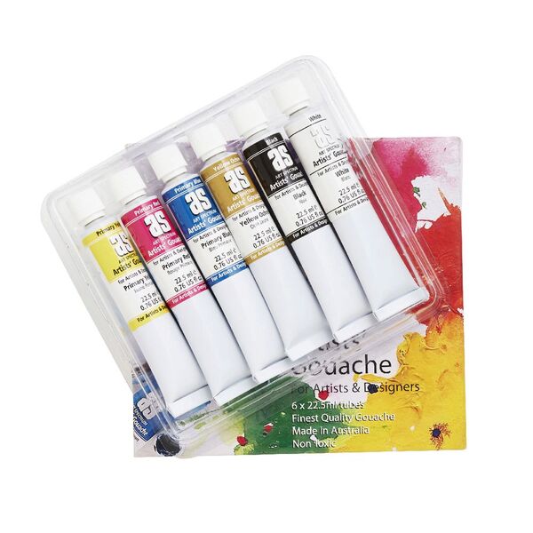 Art Spectrum Gouache Watercolour Paint#Pack Size_PACK OF 6