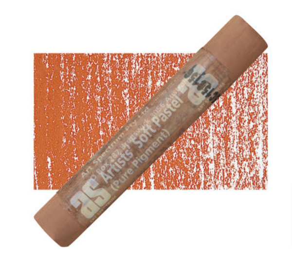 Art Spectrum Soft Round Pastels - Warm Tones#Colour_BURNT SIENNA N