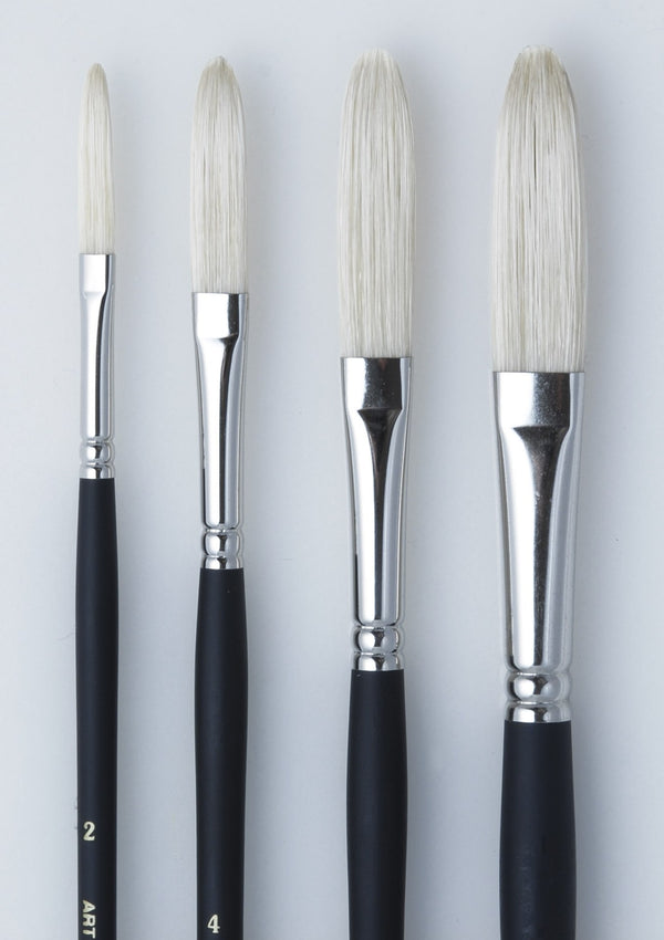 Art Spectrum 1100 Hog Bristle Long Filbert Brushes#size_2