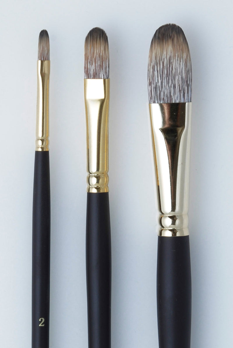 Art Spectrum Imitation Mongoose Filbert Brushes