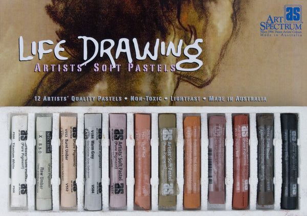 Art Spectrum Art Pastels Set Of 12 Life Drawing
