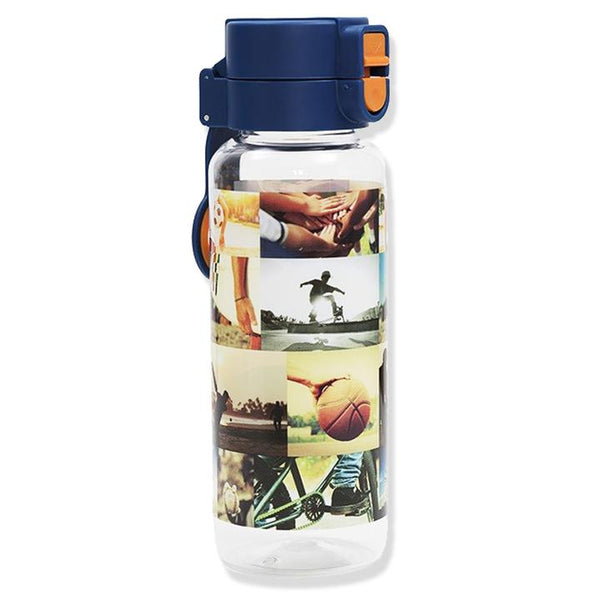 spencil sports collage water bottle