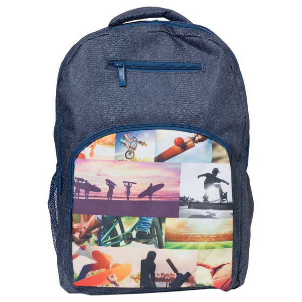 spencil sports collage backpack 450x370MM