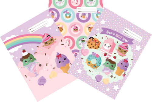 Spencil Everyday Is Sundae Book Cover Pack 3 Assorted