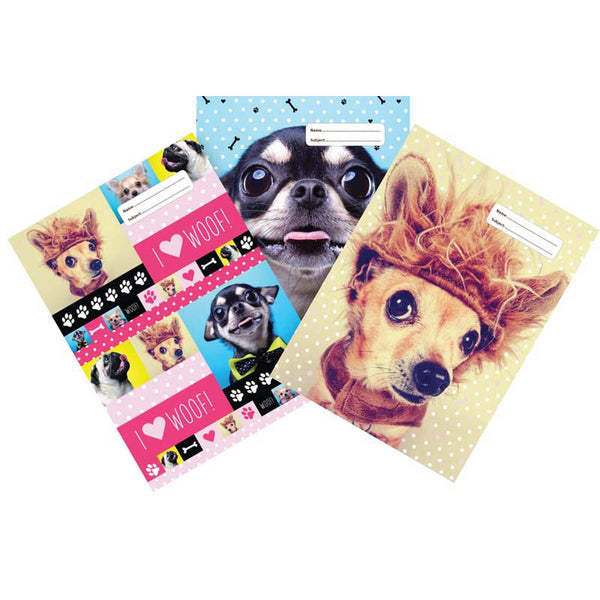 spencil woof book cover pack 3 ASSORTED designs#size_ 255×205MM