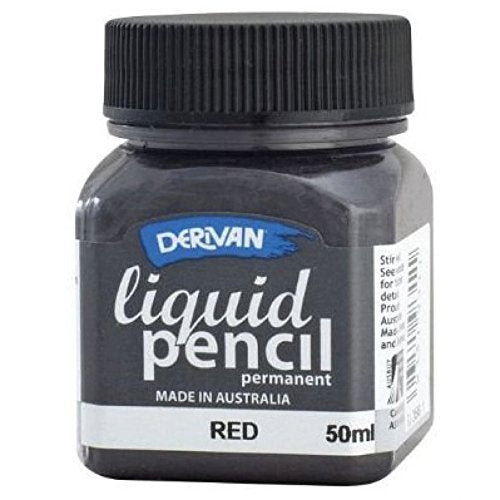 Derivan Liquid Pencil Paint 50ml Permanent