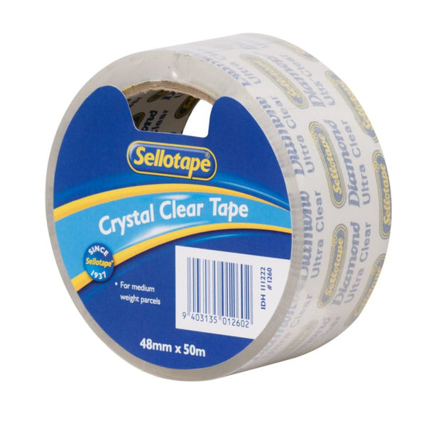 Sellotape 1260 Crystal Clear 48mmx50m