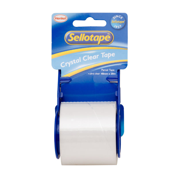 sellotape crystal CLEAR dispenser 48MMx20m