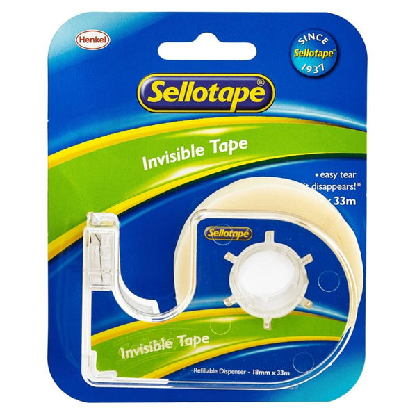 Sellotape 1315n Invisible On Dispenser 18x33m