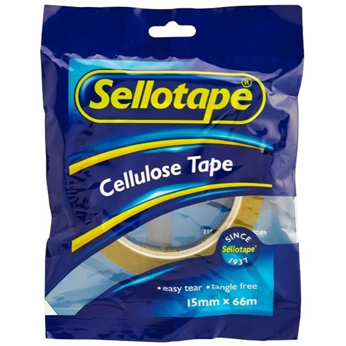 Sellotape 1105 Cellulose Tape 15mmx66m | Hobby Land