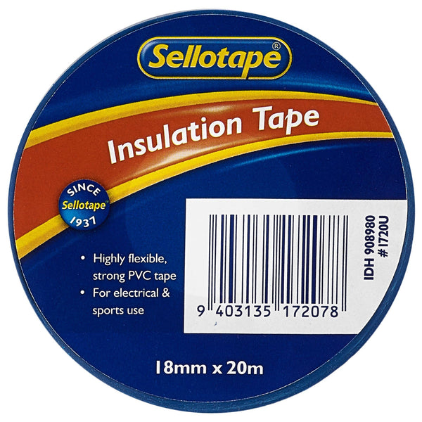 Sellotape 1720u Insulation Blue Tape 18mmx20m