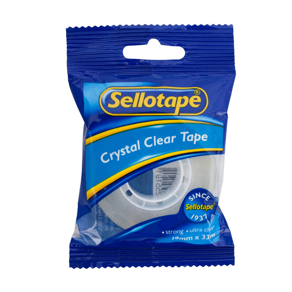 Sellotape 1255 Crystal Clear 19mmx33m