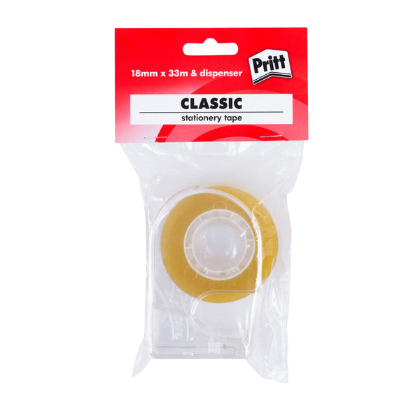 Pritt Classic Tape Dispenser 18mmx33m 1 Unit