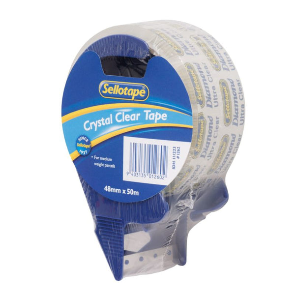 Sellotape 1262 Crystal Clear On Dispenser 48mmx50m