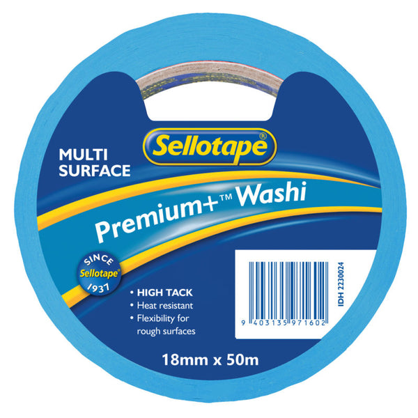 Sellotape Washi Premium+ Multi Surface