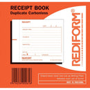 Rediform Book Receipt Small R/recsml Duplicate 50 Leaf