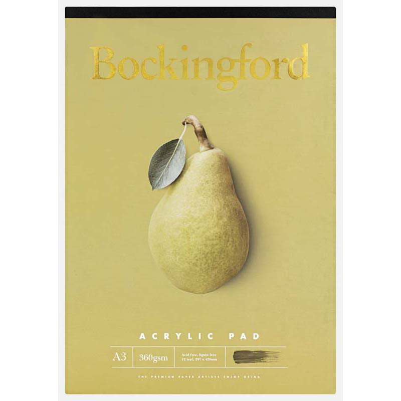 Bockingford Pad Acrylic 360gsm 12 Leaf