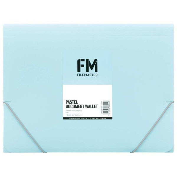fm document wallet polypropylene PASTEL size a4#colour_BABY BLUE