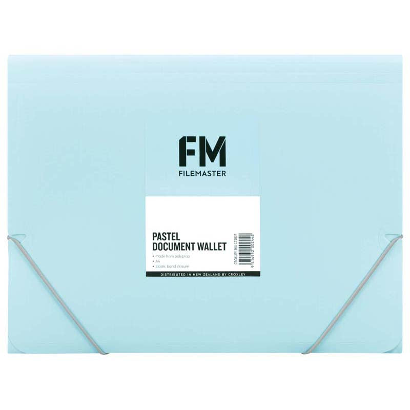 fm document wallet polypropylene PASTEL size a4