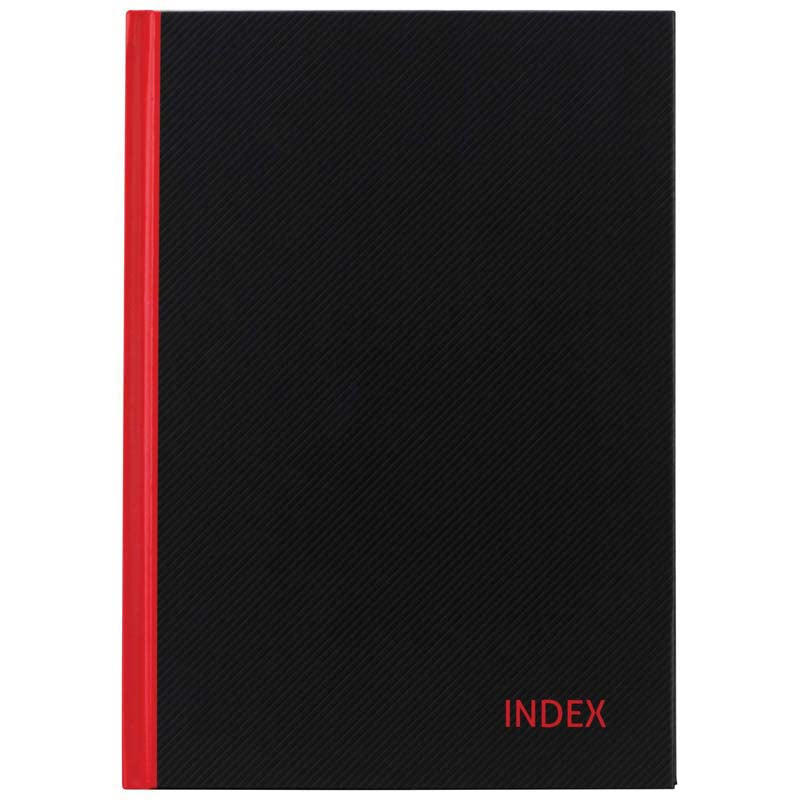 milford notebook indexed RED & BLACK 100 leaf