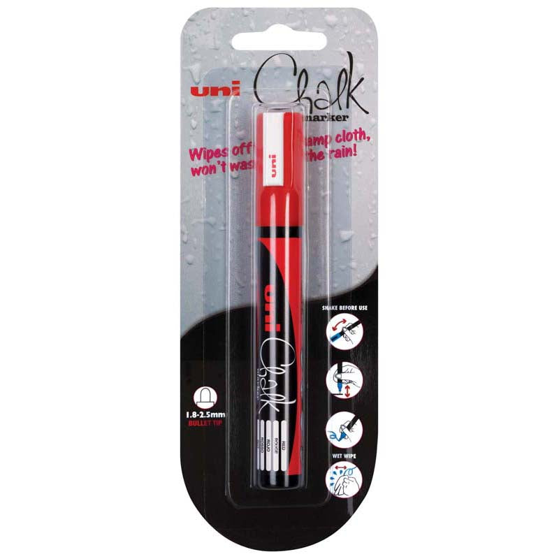 Uni Chalk Marker 1.8-2.5mm Bullet