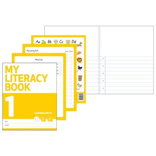 warwick exercise my literacy book 1 14MM ruled 64 page