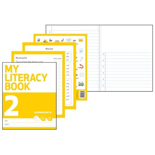 warwick exercise my literacy book 2 12MM ruled 64 page