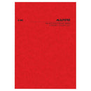 milford a4 3 money column 26 leaf limp account book
