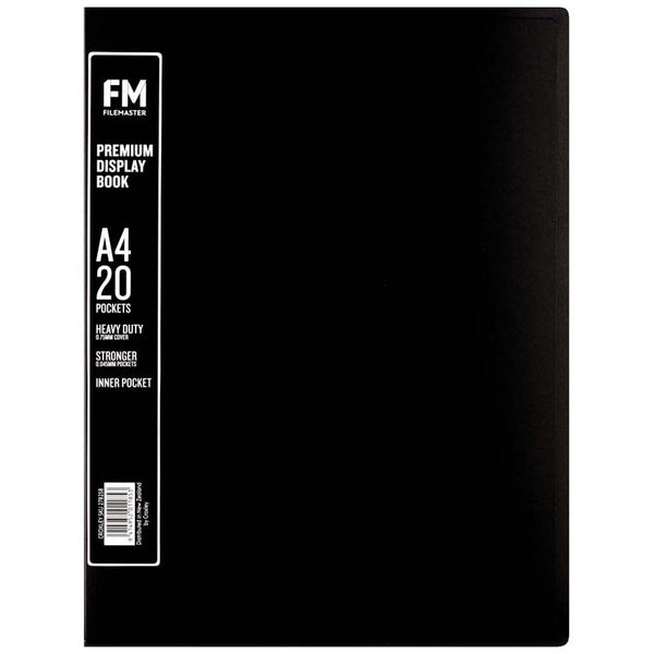 FM A4 Premium Display Book 20 Pocket