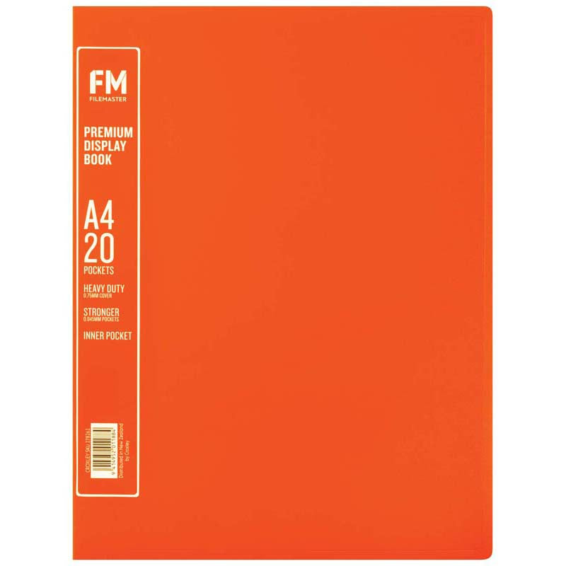 FM A4 Premium Display Book 20 Pocket