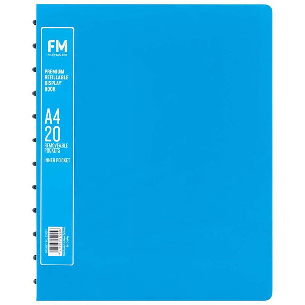 FM Premium Refillable Display Book 20 Pocket