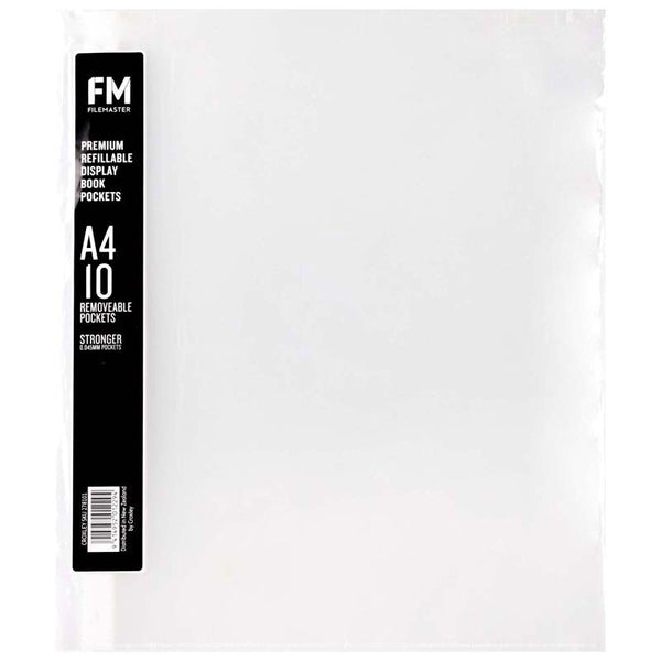 FM Premium Refill Pack Of 10 Display Pockets