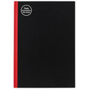 milford notebook 7MM 68gsm with margin RED & BLACK 100 leaf