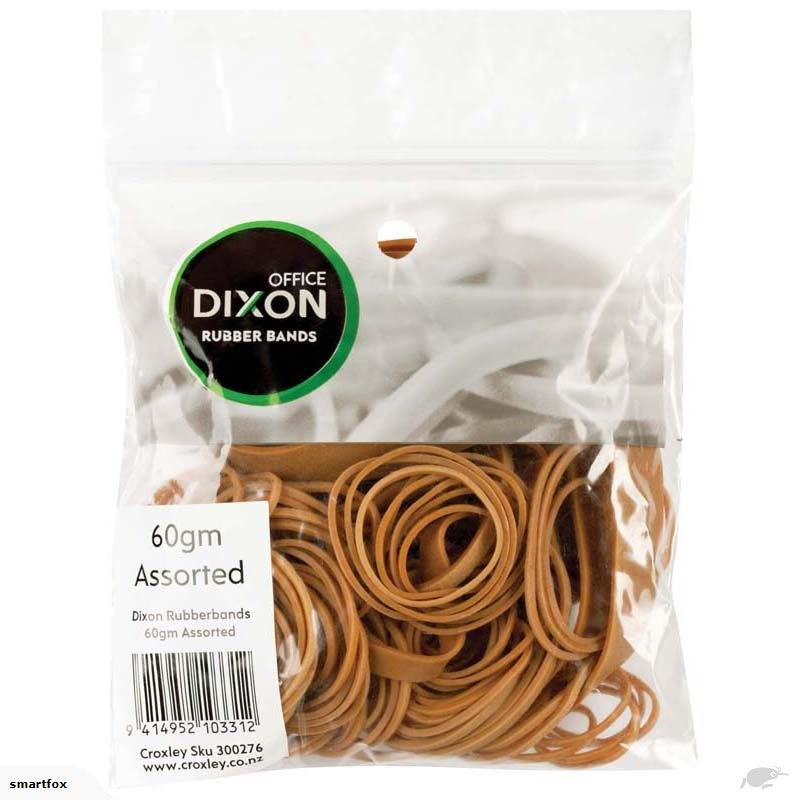 dixon rubber bands 60gm