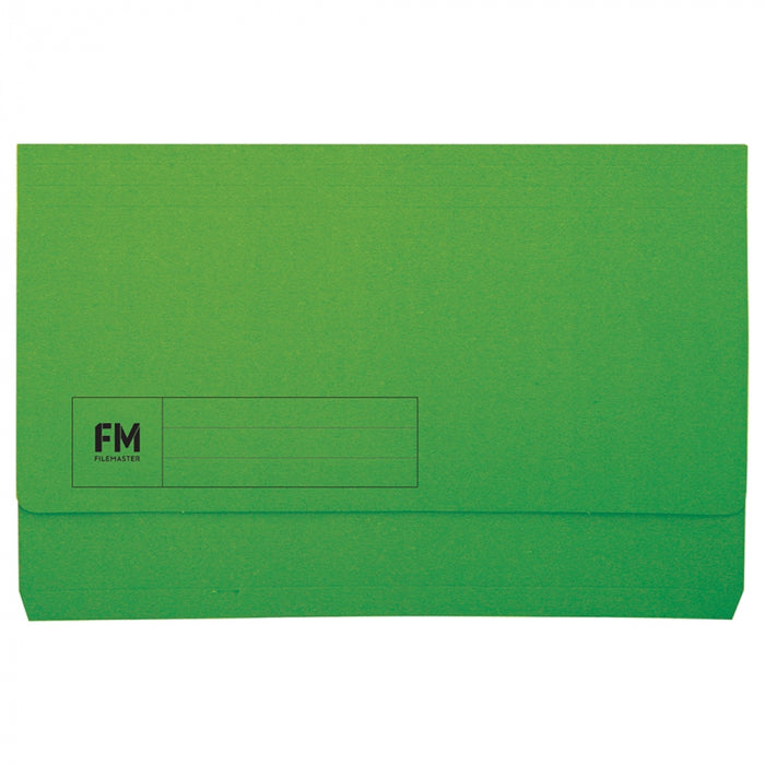 fm document wallet manilla size foolscap