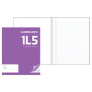 warwick exercise book 1l5 36 leaf ruled 7MM unruled 255x205MM